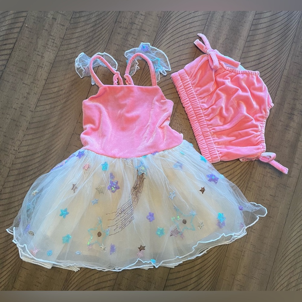 Love and Grow Pink Birthday Dress Size 3 - Picture 2 of 3